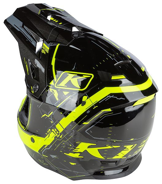 Шлем F3 Helmet ECE Шлем F3 Helmet ECE черно-зеленый
