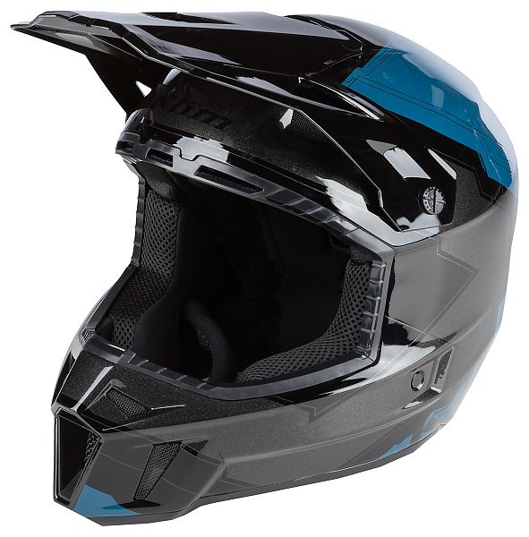Шлем F3 Helmet ECE Шлем F3 Helmet ECE серо-сине-зеленый