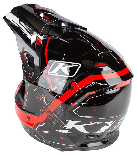 Шлем F3 Helmet ECE Шлем F3 Helmet ECE черно-красный