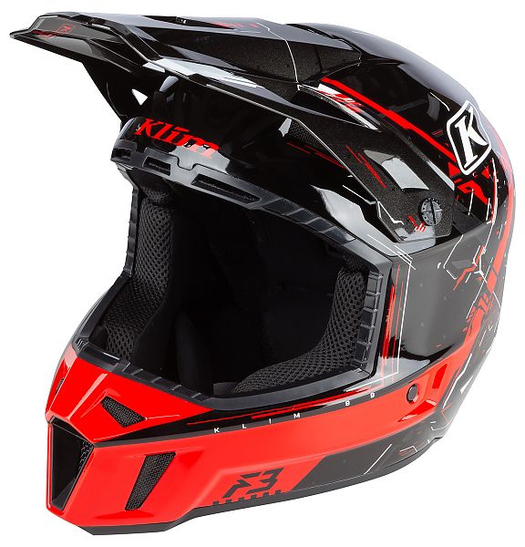 Шлем F3 Helmet ECE Шлем F3 Helmet ECE черно-красный