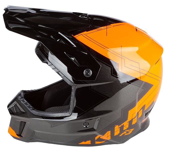 Шлем F3 Helmet ECE Шлем F3 Helmet ECE серо-оранжевый